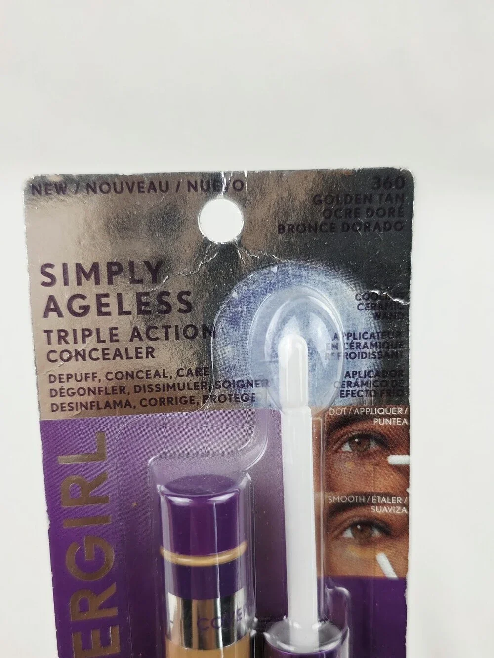 CoverGirl Simply Ageless Triple Action  Concealer Golden Tan 360